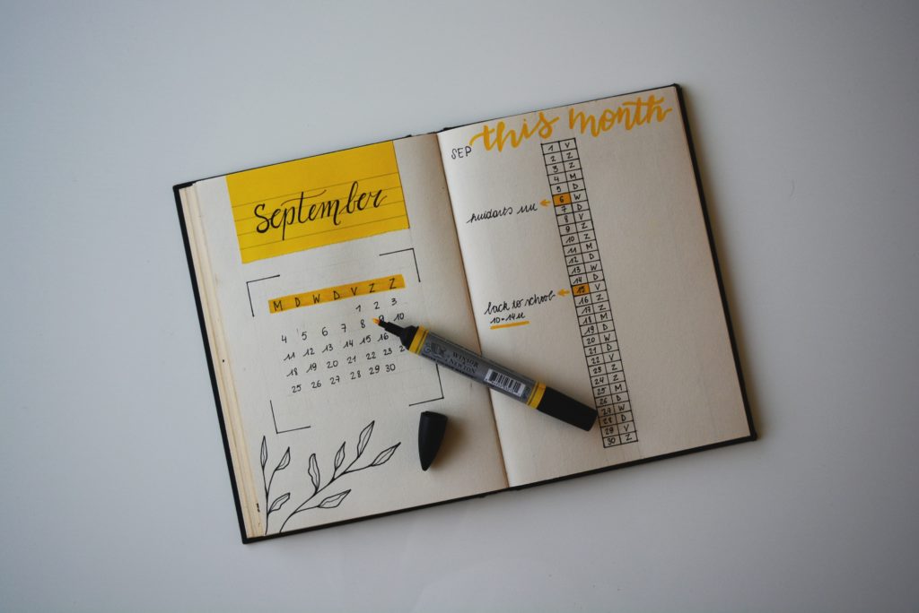 Notebook, Calendar, Todo
